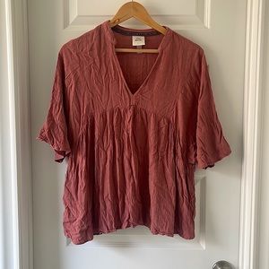Flowy Babydoll Blouse